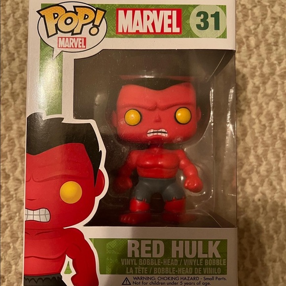 Red Hulk Funko Pop Marvel #31